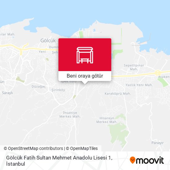 Gölcük Fatih Sultan Mehmet Anadolu Lisesi 1 harita