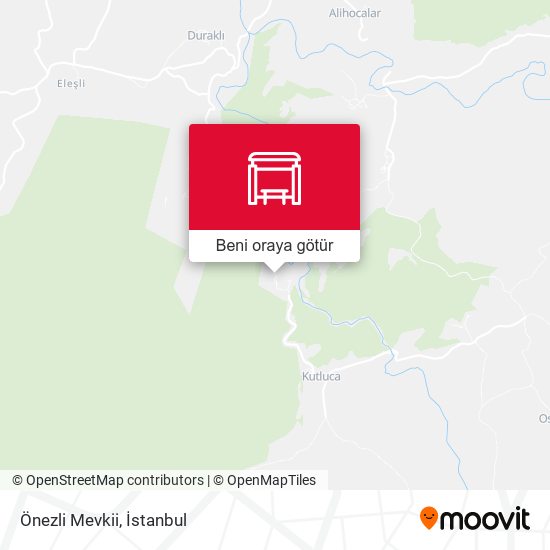 Önezli Mevkii harita
