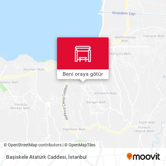 Başiskele Atatürk Caddesi harita