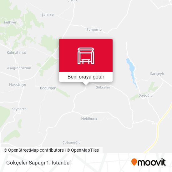 Gökçeler Sapağı 1 harita