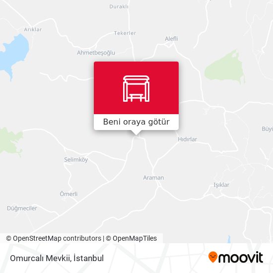 Omurcalı Mevkii harita