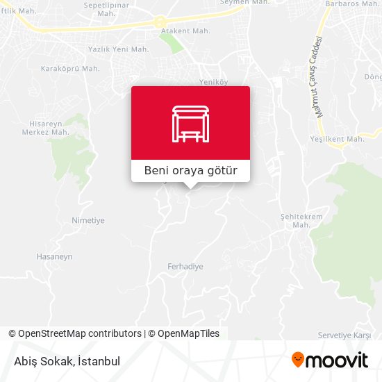 Abiş Sokak harita