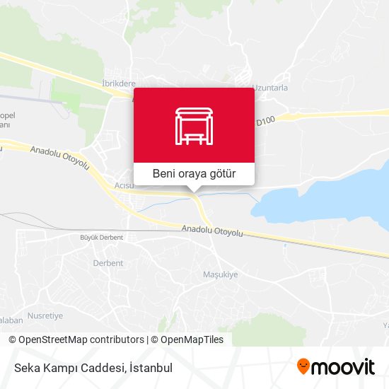 Seka Kampı Caddesi harita