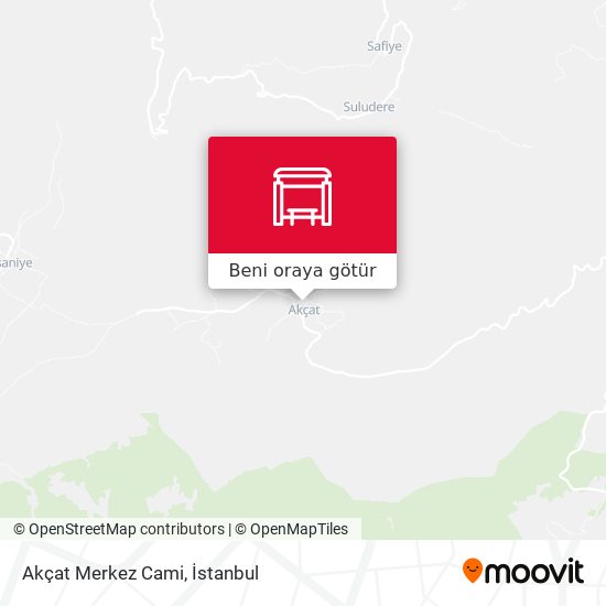 Akçat Merkez Cami harita