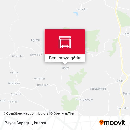 Beyce Sapağı 1 harita