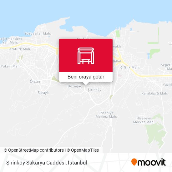 Şirinköy Sakarya Caddesi harita