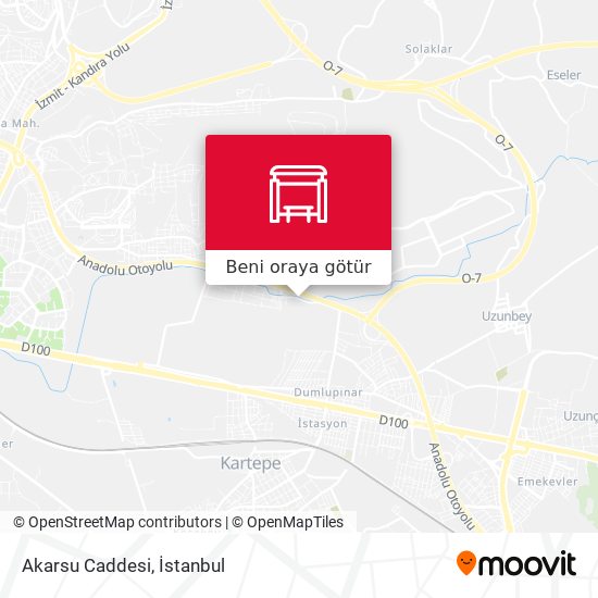 Akarsu Caddesi harita
