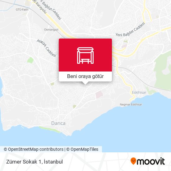 Zümer Sokak 1 harita