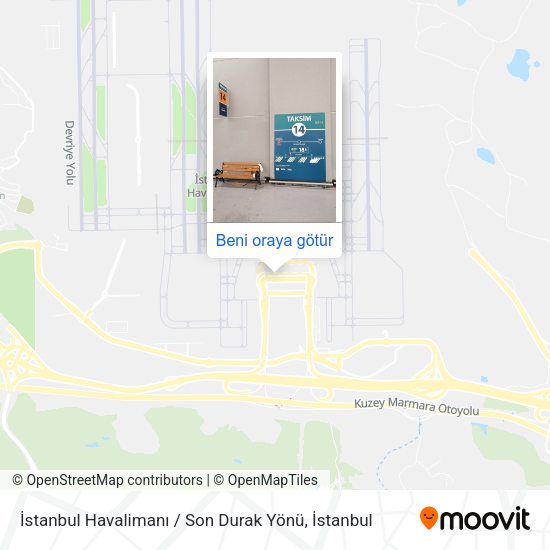 İstanbul Havalimanı / Son Durak Yönü harita