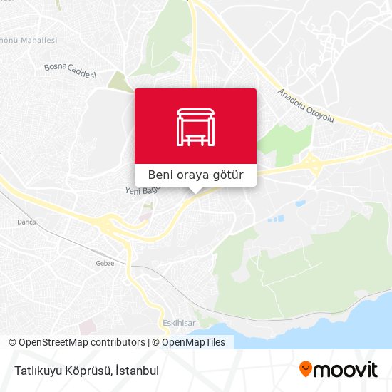 Tatlıkuyu Köprüsü harita