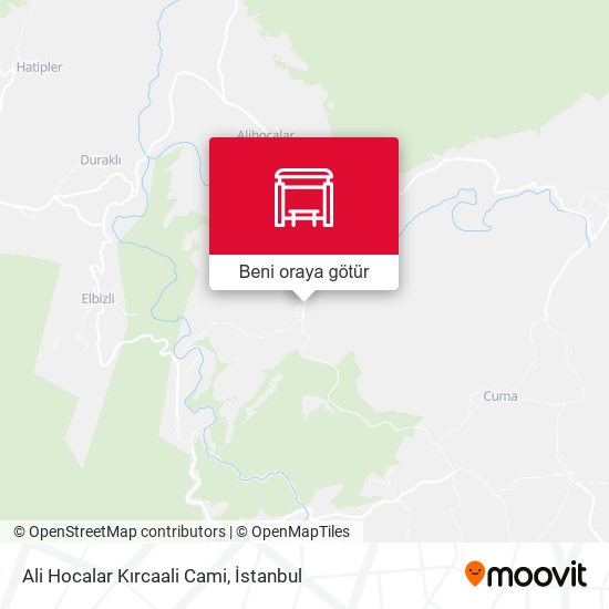Ali Hocalar Kırcaali Cami harita