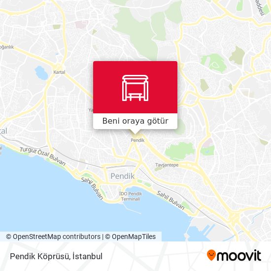 Pendik Köprüsü harita