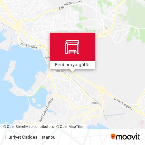 Hürriyet Caddesi harita