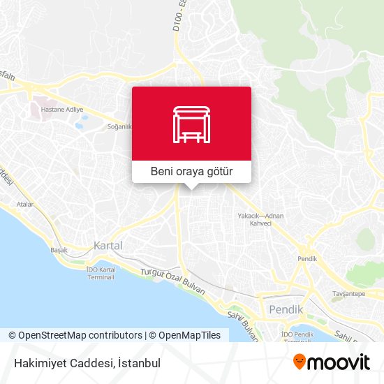 Hakimiyet Caddesi harita