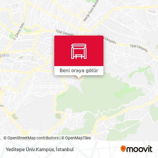 Yeditepe Üniv.Kampüs harita