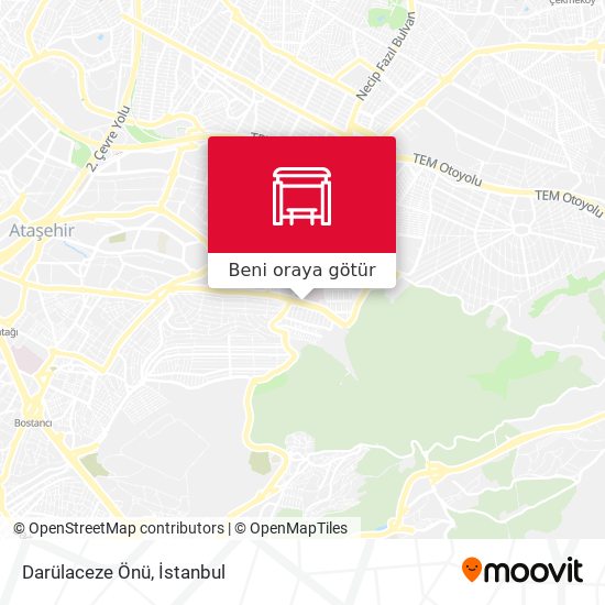 Darülaceze Önü harita