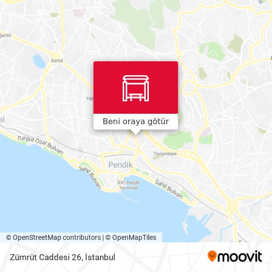 Zümrüt Caddesi 26 harita