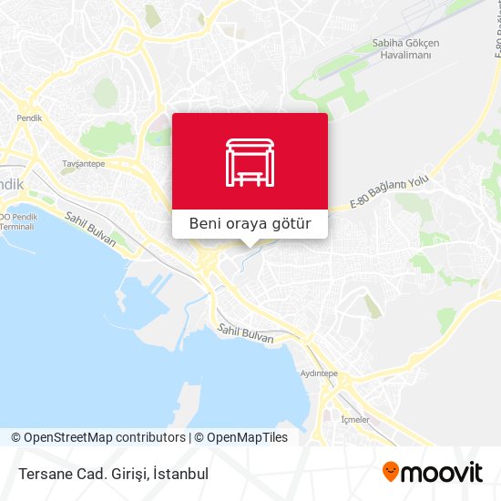 Tersane Cad. Girişi harita