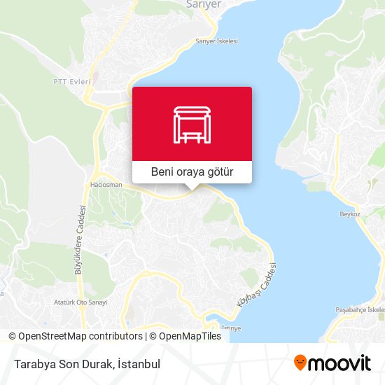 Tarabya Son Durak harita