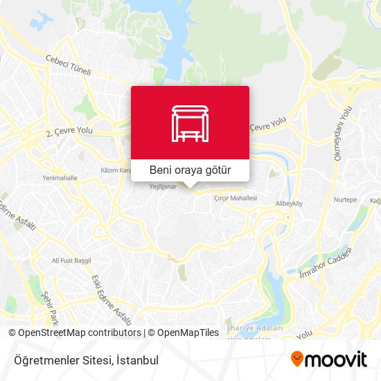Öğretmenler Sitesi harita