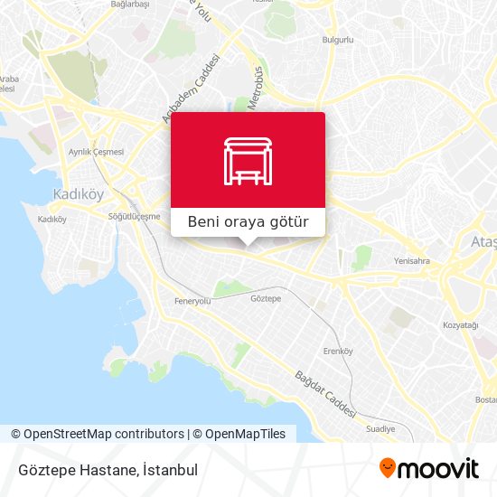 Göztepe Hastane harita