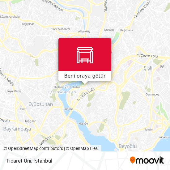 Ticaret Üni harita