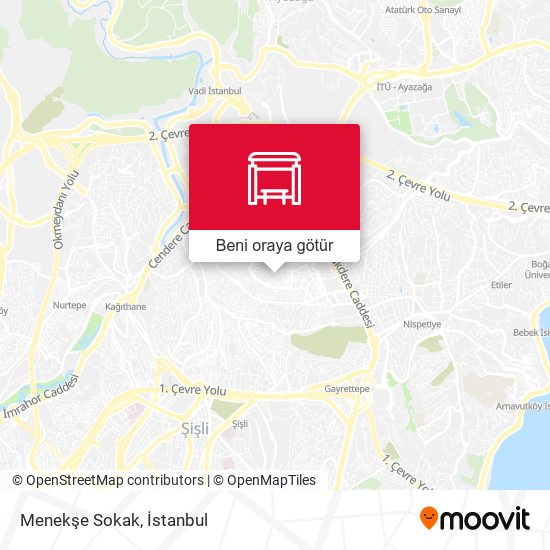 Menekşe Sokak harita