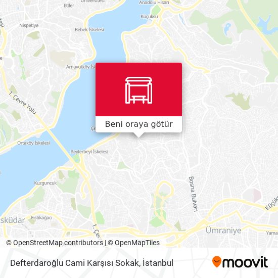 Defterdaroğlu Cami Karşısı Sokak harita
