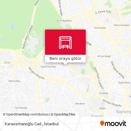 Karaosmanoğlu Cad. harita