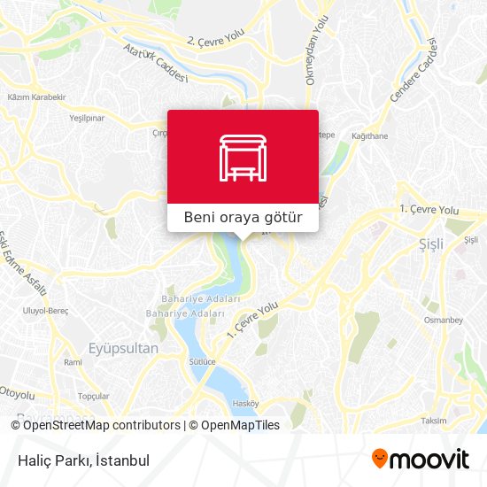 Haliç Parkı harita