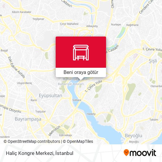 Haliç Kongre Merkezi harita