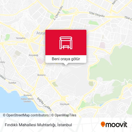 Fındıklı Mahallesi Muhtarlığı harita