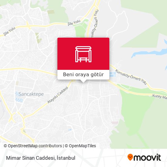 Mimar Sinan Caddesi harita