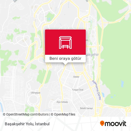 Başakşehir Yolu harita