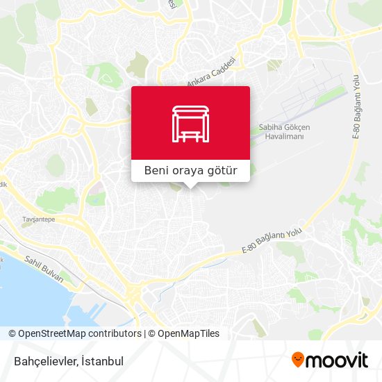 Bahçelievler harita