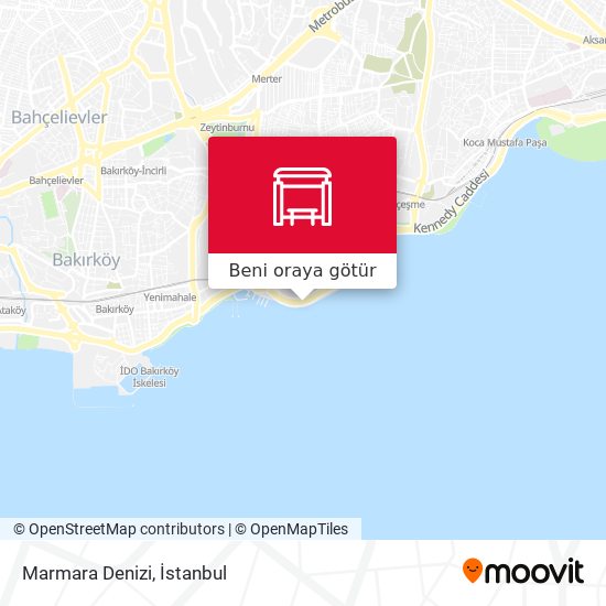 Marmara Denizi harita