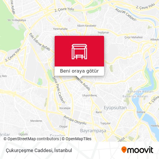 Çukurçeşme Caddesi harita