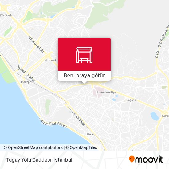 Tugay Yolu Caddesi harita