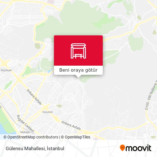 Gülensu Mahallesi harita