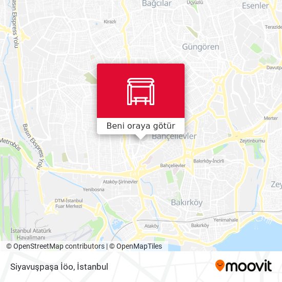 Siyavuşpaşa İöo harita