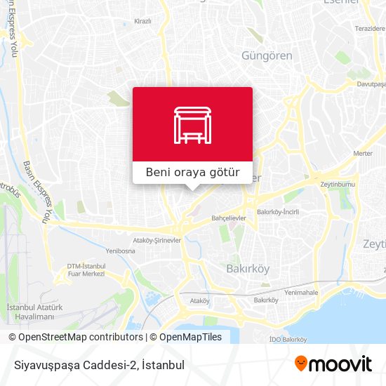 Siyavuşpaşa Caddesi-2 harita