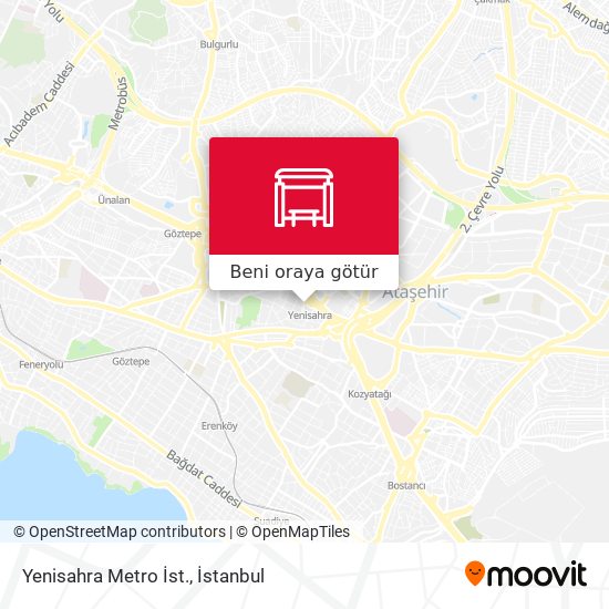 Yenisahra Metro İst. harita