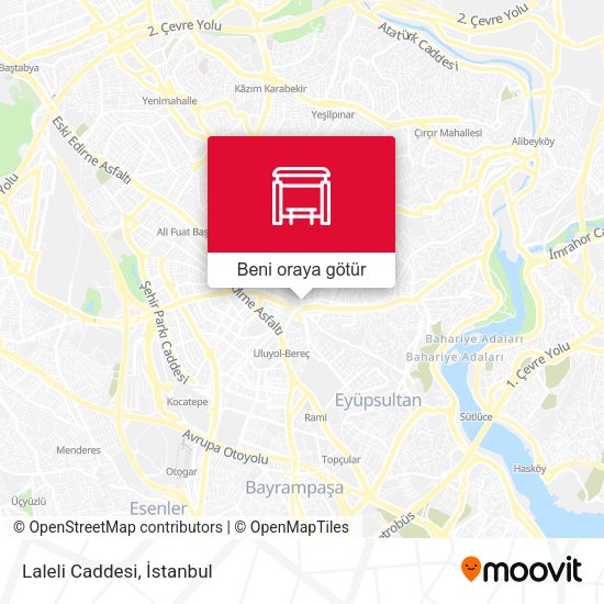 Laleli Caddesi harita