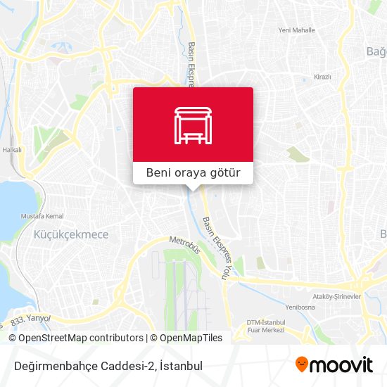 Değirmenbahçe Caddesi-2 harita