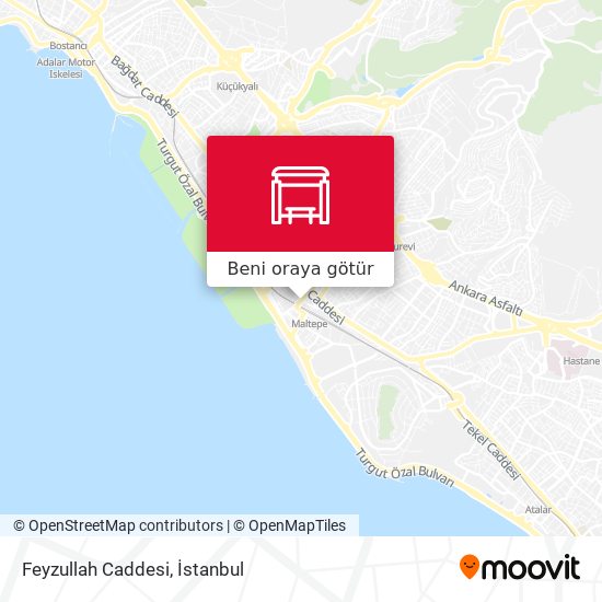 Feyzullah Caddesi harita