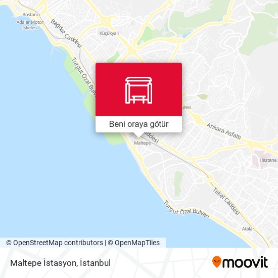 Maltepe İstasyon harita