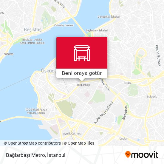 Bağlarbaşı Metro harita