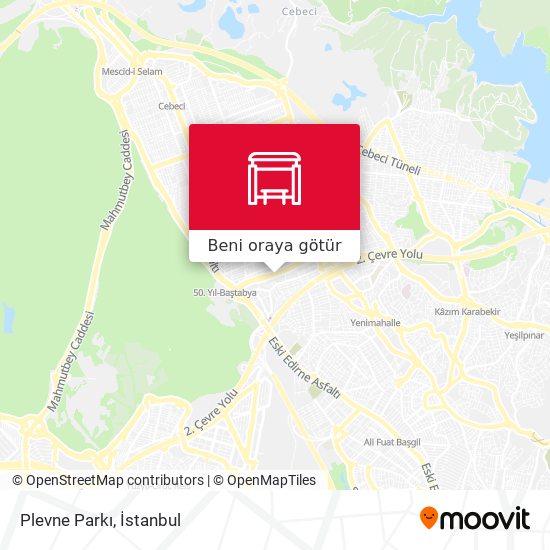 Plevne Parkı harita