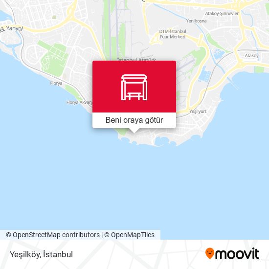 Yeşilköy harita