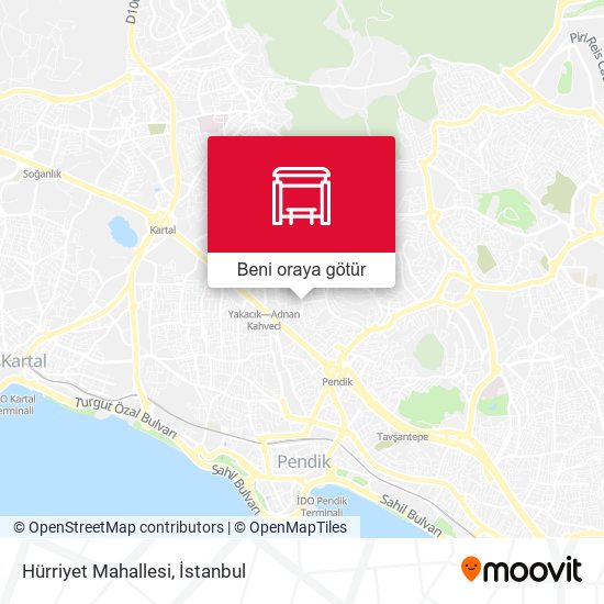 Hürriyet Mahallesi harita